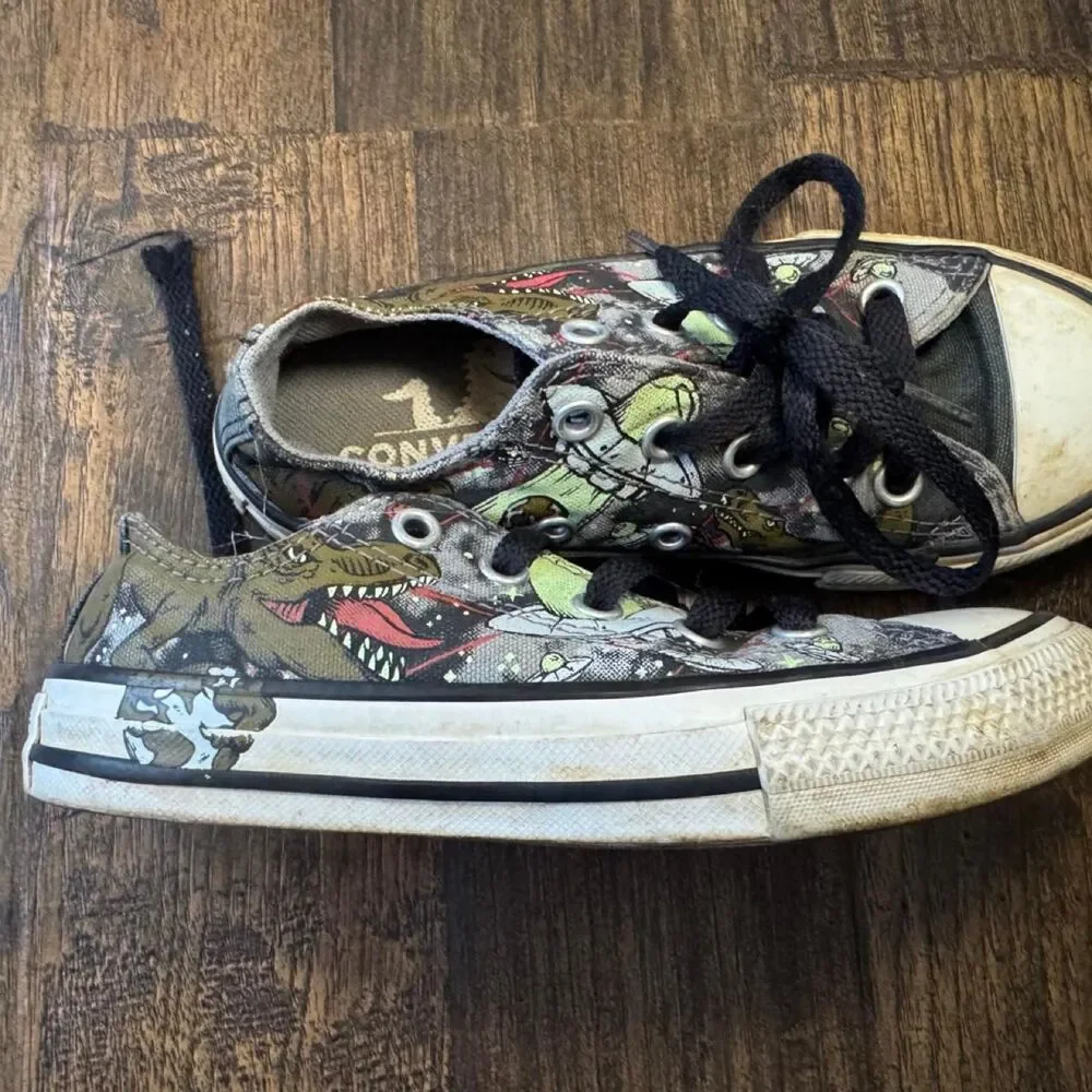 Converse Boys Dino Shoes Size Kids 12